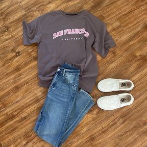 White vans shoes so cute! They are universal!